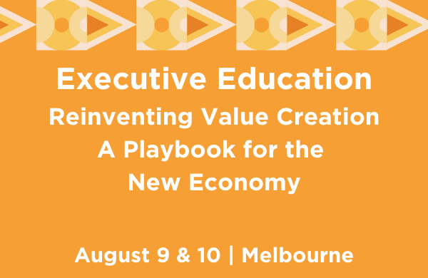 Executive Education: Reinventing value creation | A Playbook for The New Economy cover image
